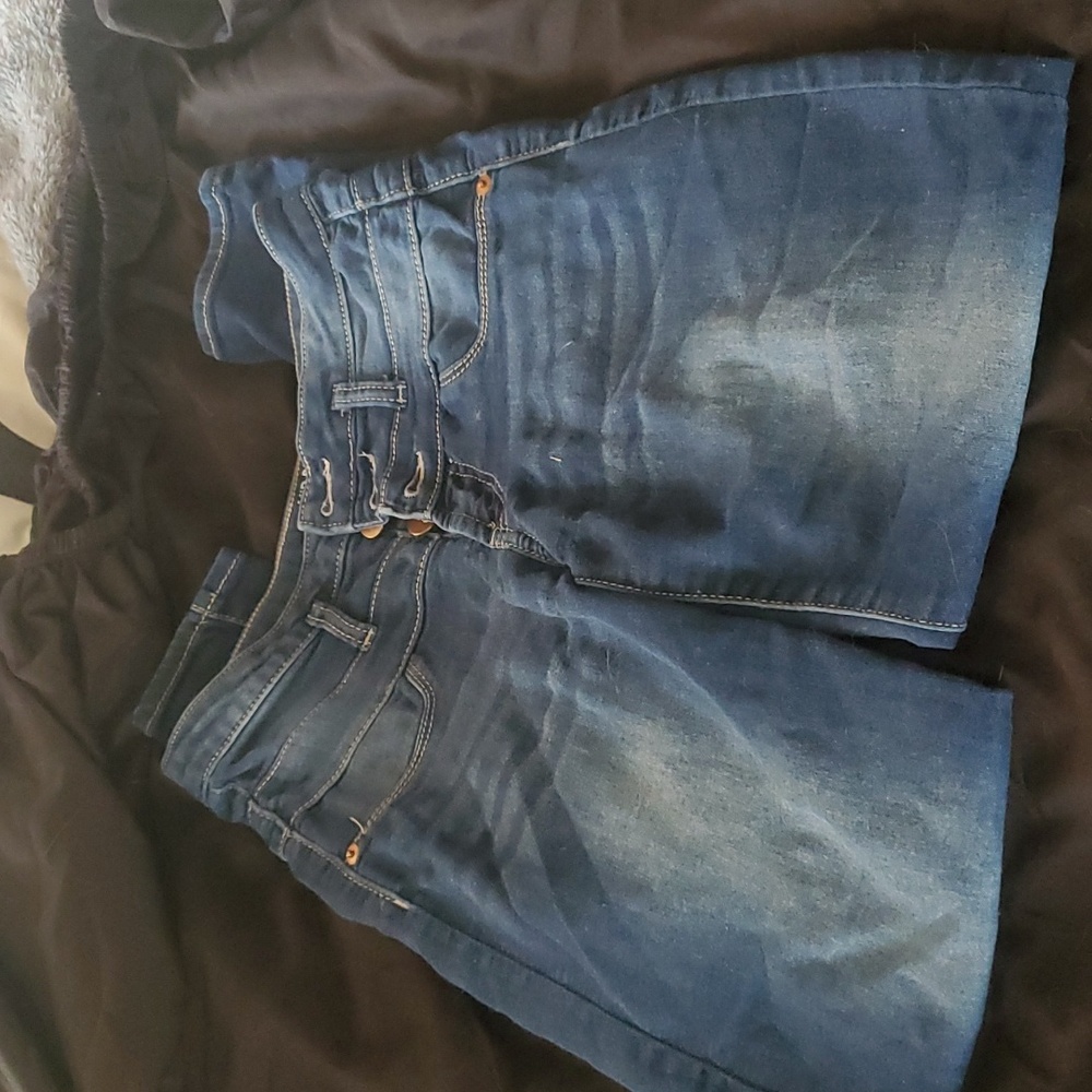 No Boundary 3 button up denim jeans size 5 mid rise